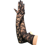 55cm Elbow Length Lace Bride Gloves