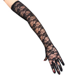 55cm Elbow Length Lace Bride Gloves