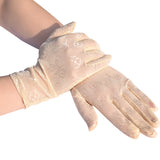 Fashionable Mesh Short Lace Gloves