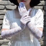 43cm Women's Summer Thin Lace Gloves