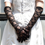 43cm Women's Summer Thin Lace Gloves