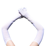 55cm Thin Extended Stretch Mesh Gloves