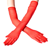 55cm Thin Extended Stretch Mesh Gloves