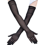 55cm Thin Extended Stretch Mesh Gloves