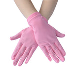 Wrist Length Milk Silk Xmas Party Gloves