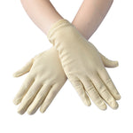 Wrist Length Milk Silk Xmas Party Gloves