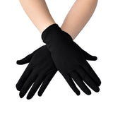 Wrist Length Milk Silk Xmas Party Gloves