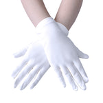 Wrist Length Milk Silk Xmas Party Gloves