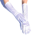 38cm Opera Mid-Long Nylon Satin Gloves