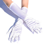 38cm Opera Mid-Long Nylon Satin Gloves