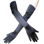 Elbow Length Satin Gloves for Weddings Performances Balls Dances