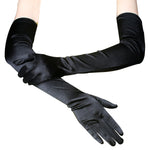 Elbow Length Satin Gloves for Weddings Performances Balls Dances