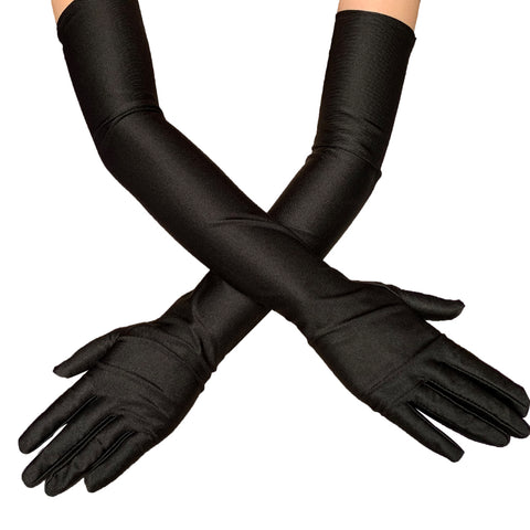 Women Long Spandex Gloves