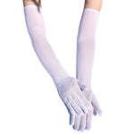 55cm Thin Extended Stretch Mesh Gloves