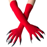 Halloween Long Nail Witch Gloves