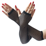 1920s Sexy Long Fishnet Elastic Party Gloves