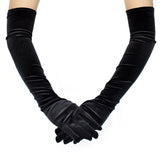 Ladies' Elbow Length Winter Velvet Gloves