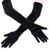 Ladies' Elbow Length Winter Velvet Gloves