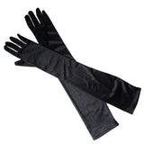 Elbow Length Satin Gloves for Weddings Performances Balls Dances