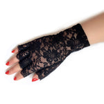 #1102 Half Finger Lace Gloves Short