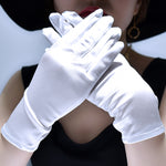 #1217 Ladies Short Satin Gloves