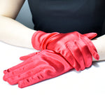 #1217 Ladies Short Satin Gloves