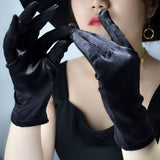 #1217 Ladies Short Satin Gloves