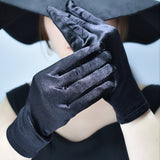 #1217 Ladies Short Satin Gloves