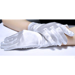 #1217 Ladies Short Satin Gloves