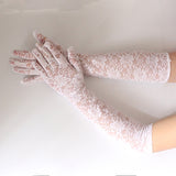 #1126 Lady's Long Lace Gloves